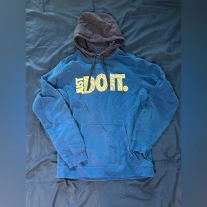 Blue Nike Just Do It Hoddie/Sweater